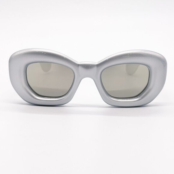 NEW LOEWE LW40117I 20C SILVER UNISEX SUNGLASSES LOEWE - Picture 4 of 13